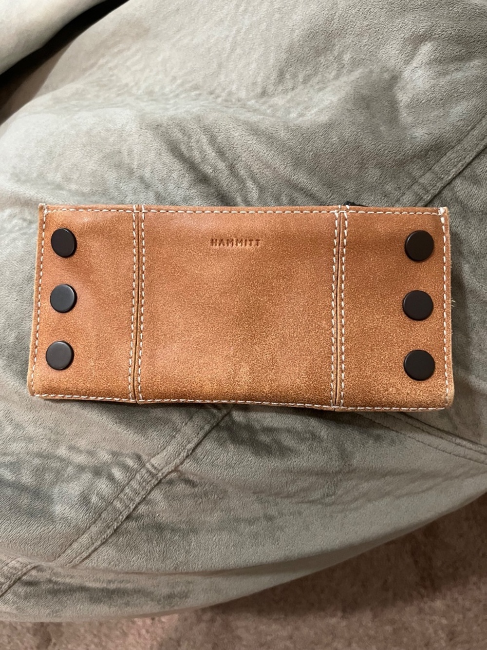 Hammitt 110 North Bifold Wallet | Hermosa Saddle/Gunmetal